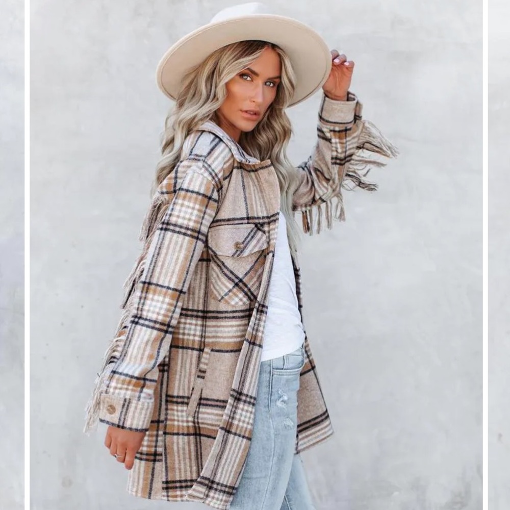 New Vici Plaid Coat